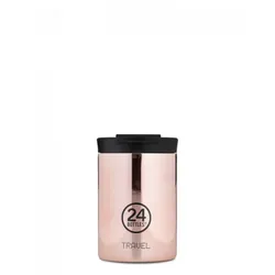 24Bottles Travel Tumbler 350 ml Or rose Acier inoxydable