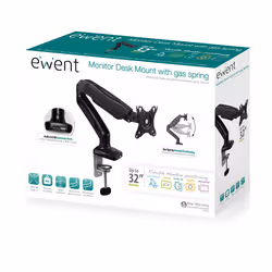 Ewent EW1515 support d'écran plat pour bureau 81,3 cm (32") Noir - Vue supplémentaire 4