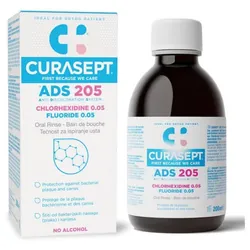 Curasept ADS 205 Bain de Bouche Chlorhexidine & Fluoride 200 ml