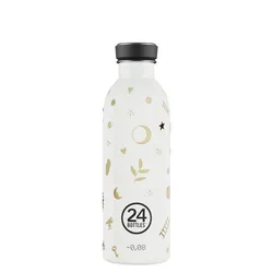 24Bottles Radio Galaxy Utilisation quotidienne 500 ml Acier inoxydable Or, Blanc