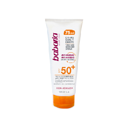 Babaria Crème Solaire Anti-Taches Et Antirides Visage SPF 50, 75ml
