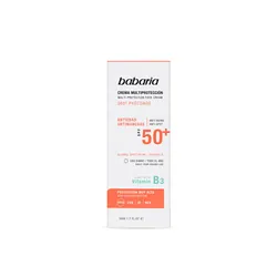 Babaria SPF50+ multi-protection cream Crème d’écran solaire Visage 50 Adultes