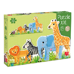 Goula Puzzle XXL Jungle du plus petit au plus grand