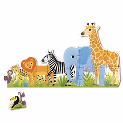 Goula Puzzle XXL Jungle du plus petit au plus grand - Vue supplémentaire 4