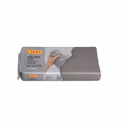 Jovi Pâte à modeler Air Dry gris paquet de 500g - Vue supplémentaire 4