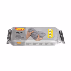 Jovi Pâte à modeler Air Dry gris paquet de 500g - Vue supplémentaire 5