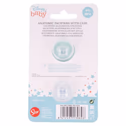 Stor Anatomic pacifiers with case Orthodontique Silicone Couleur aqua, Blanc - Vue supplémentaire 2