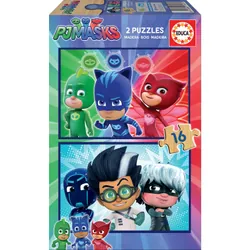 Educa Pyjamasques - Puzzles 2 x 16 Bois