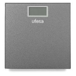 Ufesa BE0906 balance Rectangle Gris Pèse-personne électronique