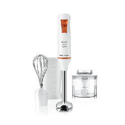 Taurus Robot Unic 500 Plus Inox Mélangeur par immersion 500 W Orange, Blanc