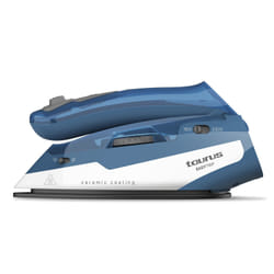 Taurus EasyTrip Fer à repasser à sec ou à vapeur Semelle en céramique 1000 W Bleu, Blanc