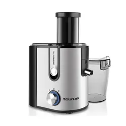 Taurus Liquafruits Pro Centrifugeuse 800 W Noir, Acier inoxydable