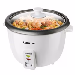 Taurus RICE CHEF cuiseur à riz 1,8 L 700 W Gris, Blanc - Vue supplémentaire 2