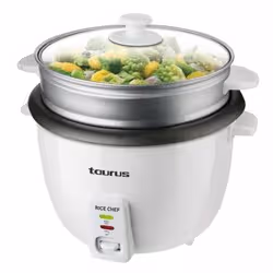 Taurus RICE CHEF cuiseur à riz 1,8 L 700 W Gris, Blanc - Vue supplémentaire 3