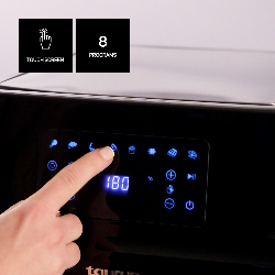 Taurus 973981000 friteuse Unique 12 L Autonome 1300 W Friteuse d’air chaud Noir