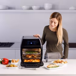 Taurus 973981000 friteuse Unique 12 L Autonome 1300 W Friteuse d’air chaud Noir - Vue supplémentaire 9