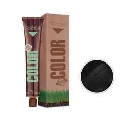 Salerm Cosmetics Biokera Color couleur de cheveux Noir 70 ml