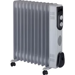 JATA R111 Intérieure Gris 2500 W Chauffage électrique à bain d’huile