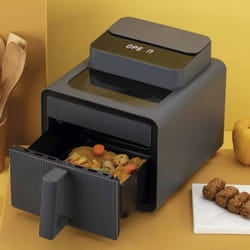 JATA JEFR1270 friteuse Unique 7 L Autonome 1600 W Friteuse d’air chaud Noir