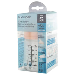 Suavinex Care Zero.Zero Biberon Anti-Colique Débit Lent 180 ml 0 Mois et +