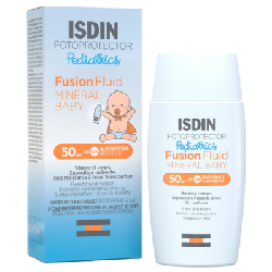 Crème solaire visage pour enfants SPF50 50ml Mineral Baby Fotoprotector Pediatrics Isdin