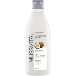 Mussvital Essentials Coconut oil 750 ml Gel douche Unisexe Corps