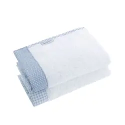 Cambrass 47288 serviette pour bébé Bleu Coton 2 pièce(s)