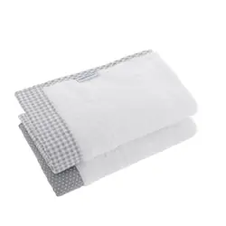 Cambrass 47289 serviette pour bébé Gris Coton 2 pièce(s)