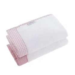 Cambrass 47290 serviette pour bébé Rose Coton 2 pièce(s)