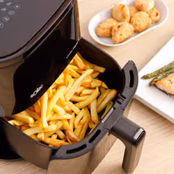Solac S97203800 friteuse Unique 5 L Autonome 1500 W Friteuse d’air chaud Noir - Vue supplémentaire 6