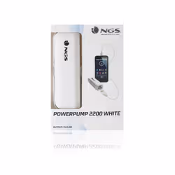 NGS PowerPump 2200 White Lithium-Ion (Li-Ion) 2200 mAh Gris, Blanc - Vue supplémentaire 4