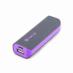 NGS PowerPump 2200 Grape Lithium-Ion (Li-Ion) 2200 mAh Gris, Violet - Vue supplémentaire 3