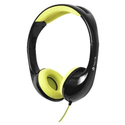 NGS Speedy Casque Avec fil Arceau Appels/Musique Noir, Jaune
