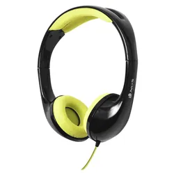 NGS Speedy Casque Avec fil Arceau Appels/Musique Noir, Jaune
