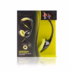 NGS Speedy Casque Avec fil Arceau Appels/Musique Noir, Jaune - Vue supplémentaire 3