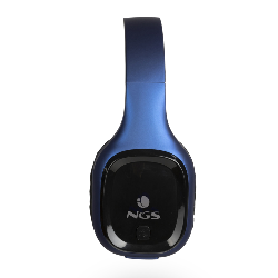 NGS Artica Sloth Casque Avec fil &sans fil Arceau Appels/Musique Bluetooth Noir, Bleu