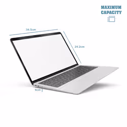 NGS Monray sacoche d'ordinateurs portables 14" Malette Noir, Gris - Vue supplémentaire 5