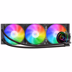 Mars Gaming MLONE360 système de refroidissement d’ordinateur Processeur Refroidisseur de liquide tout-en-un 12 cm Noir 1 pièce(s - Vue supplémentaire 2