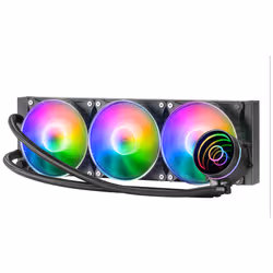 Mars Gaming MLONE360 système de refroidissement d’ordinateur Processeur Refroidisseur de liquide tout-en-un 12 cm Noir 1 pièce(s - Vue supplémentaire 3