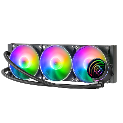 Mars Gaming MLONE360 système de refroidissement d’ordinateur Processeur Refroidisseur de liquide tout-en-un 12 cm Noir 1 pièce(s