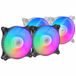 Mars Gaming MFDUO système de refroidissement d’ordinateur Boitier PC Ventilateur 12 cm Noir - Vue supplémentaire 6