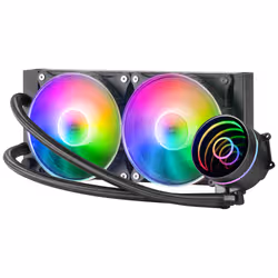 Mars Gaming MLONE240 système de refroidissement d’ordinateur Processeur Kit de refroidissement du liquide 12 cm Noir - Vue supplémentaire 3