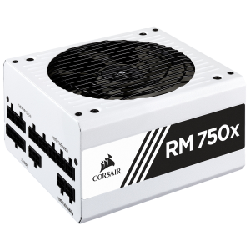 Corsair RM750x unité d'alimentation d'énergie 750 W 20+4 pin ATX ATX Noir, Blanc (CP-9020187-EU)