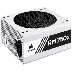 Corsair RM750x unité d'alimentation d'énergie 750 W 20+4 pin ATX ATX Noir, Blanc (CP-9020187-EU)