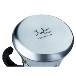JATA Odin Cafetière à moka Noir, Acier inoxydable
