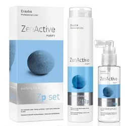 Erayba ZenActive Purify Treatment Dandruff Zp Set Vegan - Traitement anti-Chute 250ml+100ml