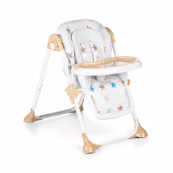 Innovaciones MS Tasty Chaise haute traditionnelle Siège rembourré Beige, Blanc - Vue supplémentaire 2