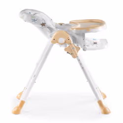 Innovaciones MS Tasty Chaise haute traditionnelle Siège rembourré Beige, Blanc - Vue supplémentaire 3