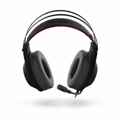 Ozone OZRAGEX60 écouteur/casque Avec fil Arceau Jouer Noir, Rouge - Vue supplémentaire 2