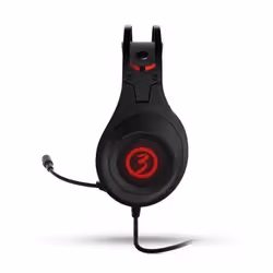 Ozone OZRAGEX60 écouteur/casque Avec fil Arceau Jouer Noir, Rouge - Vue supplémentaire 3